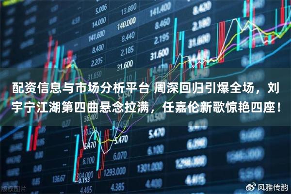 配资信息与市场分析平台 周深回归引爆全场，刘宇宁江湖第四曲悬念拉满，任嘉伦新歌惊艳四座！